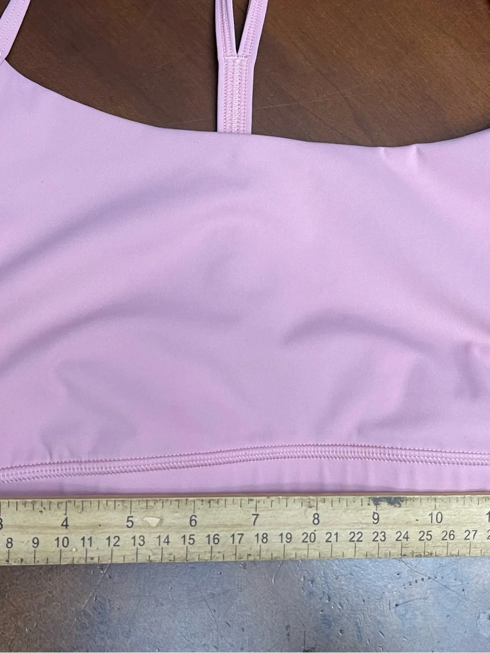 Crz yoga Women's Light Pink Strappy Bralette